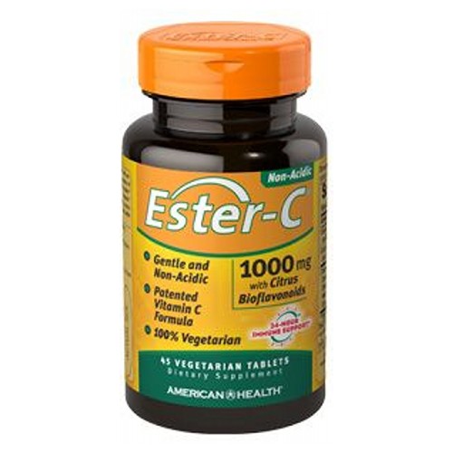 American Health, Ester-c With Citrus Bioflavonoids, 1000 mg, 45 Vegitabs