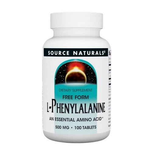 Source Naturals, L-Phenylalanine, 500 mg, 100 Tabs