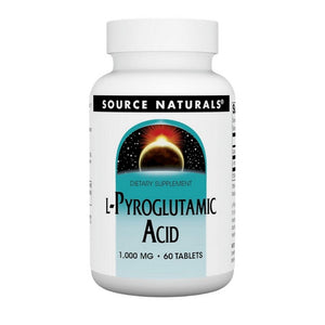 Source Naturals, L-Pyroglutamic Acid, 1000 MG, 60 Tabs