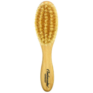 Fuchs Brushes, Ambassador Baby Hair Brushes Natural Bristle Wood, 1 Unit