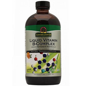 Nature's Answer, Liquid Vitamin B-Complex Great Tasting Tangerine, 16 Oz