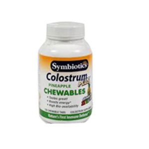 Symbiotics, Colostrum, Chewables Pineapple 120 Wafers