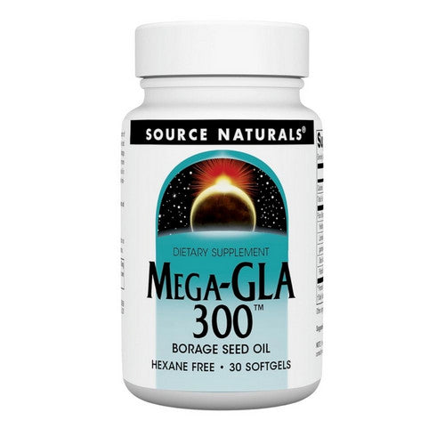 Source Naturals, Mega-GLA 300, 30 Softgels