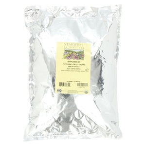 Starwest Botanicals, Organic Peppermint Leaf C/s, 1 Lb