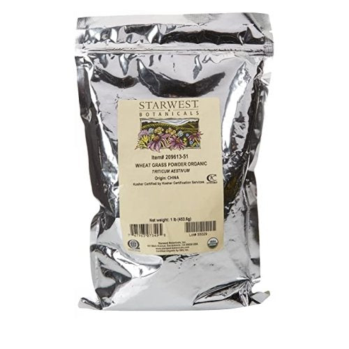 Starwest Botanicals, Organic Wheatgrass Powder, 1 Lb
