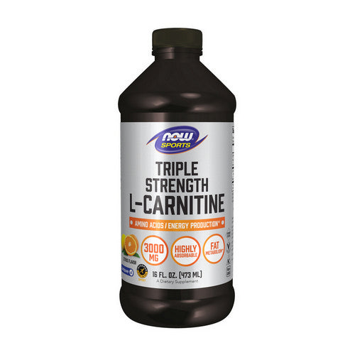 Now Foods, L-Carnitine Liquid, 3000 mg, 16 Oz