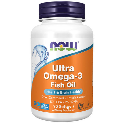 Now Foods, Ultra Omega-3 Fish Oil, 90 Softgels