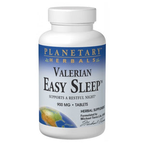 Planetary Herbals, Valerian Easy Sleep, 900 Mg, 60 Tabs