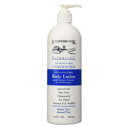 Stony Brook Botanicals, Hand And Body Lotion Unscented, 16 Oz