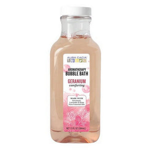 Aura Cacia, Bubble Bath, Comforting Geranium, 13 Oz