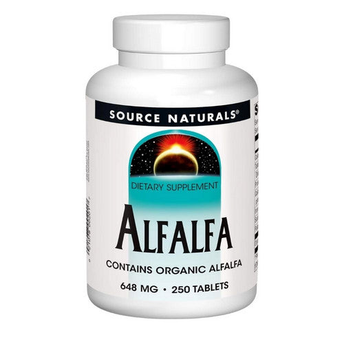 Source Naturals, Alfalfa, 648 Mg, 250 Tabs