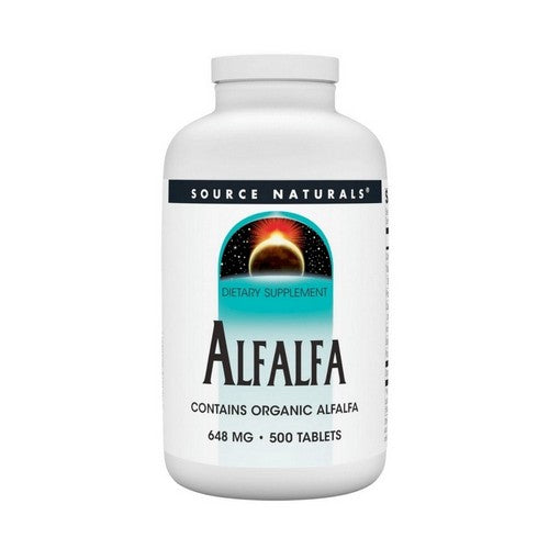 Source Naturals, Alfalfa, 648 Mg, 500 Tabs