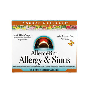 Source Naturals, Allercetin Allergy And Sinus, 48 Tabs