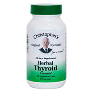 Dr. Christophers Formulas, Herbal Thyroid, 475 Mg, 100 Vegicaps