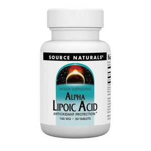 Source Naturals, Alpha-Lipoic Acid, 100 MG, 30 Tabs