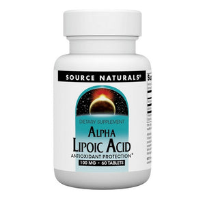 Source Naturals, Alpha-Lipoic Acid, 100 MG, 60 Tabs