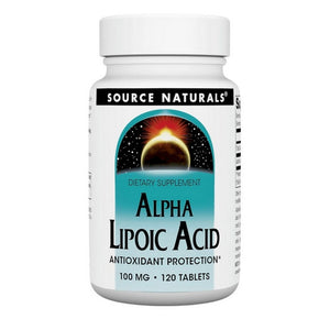 Source Naturals, Alpha-Lipoic Acid, 100 MG, 120 Tabs