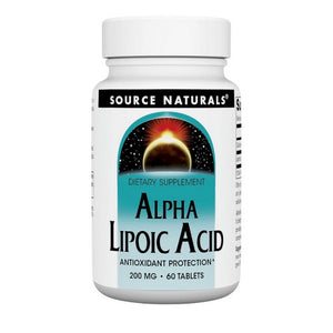 Source Naturals, Alpha-Lipoic Acid, 200 MG, 60 Tabs