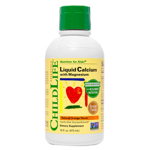 Child Life Essentials, Essentials Liquid Calcium With Magnesium Natural Orange, 16 Oz