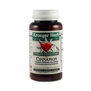 Kroeger Herb, Complete Concentrates Cinnamon, 90 Veg Caps