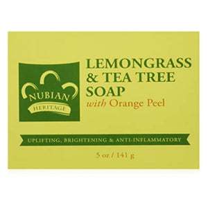 Nubian Heritage, Bar Soap, Lemongrass & Tea Tree , 5 Oz