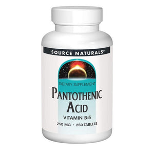 Source Naturals, Pantothenic Acid, 250 mg, 250 Tabs