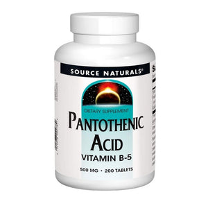 Source Naturals, Pantothenic Acid, 500 mg, 200 Tabs