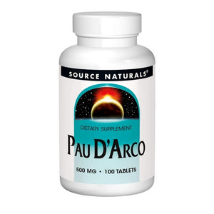 Source Naturals, Pau D&#39;arco, 500 mg, 100 Tabs