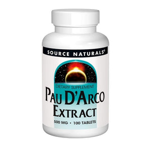 Source Naturals, Pau D'Arco Extract, 500 mg, 100 Tabs
