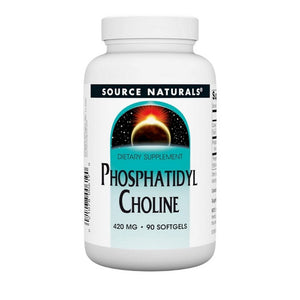 Source Naturals, Phosphatidylcholine In Lecithin, 420 Mg, 90 Softgel