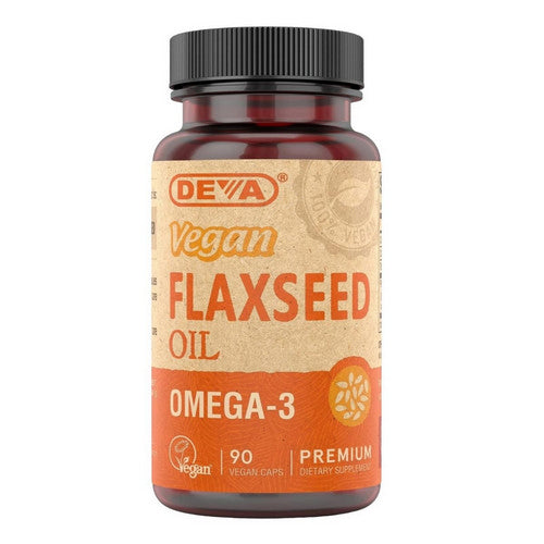 Deva Vegan Vitamins, Flaxseed Oil, 90 Vcap