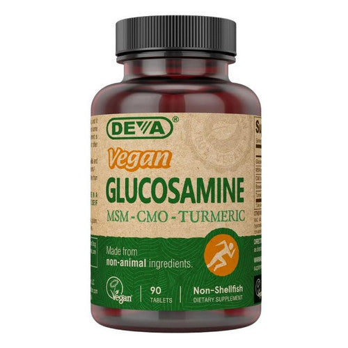 Deva Vegan Vitamins, Vegan Glucosamine MSM-CMO, 90 Tab