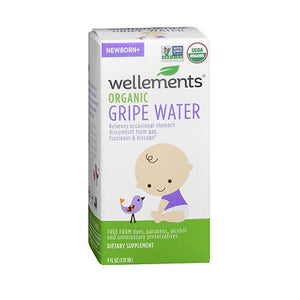 Wellements, Organic Baby Gripe Water Newborn Plus, 4 Oz