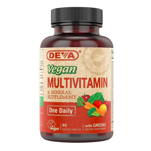 Deva Vegan Vitamins, Vegan Multivitamin And Mineral Supplement, 90 Tab