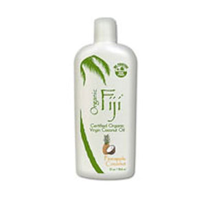 Organic Fiji, Pineapple Coconut Oil, 12 Oz