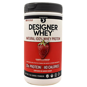 Designer Whey, Designer Whey Protein Strawberry, 2.1 Lb