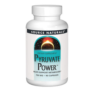 Source Naturals, Pyruvate Power, 750 MG, 90 Caps