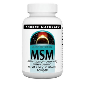 Source Naturals, MSM with Vitamin C, 4 oz