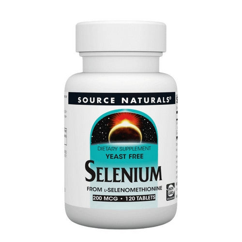 Source Naturals, Selenium Yeast Free, 200 Mcg, 120 Tabs
