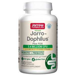 Jarrow Formulas, Jarro-Dophilus + FOS, 3.4 Billion CFU, 100 CAPS