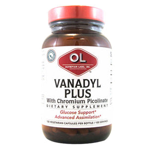 Olympian Labs, Vanadyl Plus With Chromium, 10 Mg, 100 Caps