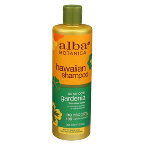 Alba Botanica, So Smooth Shampoo Gardenia, Gardenia Hydrating 12 OZ