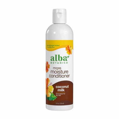 Alba Botanica, Mega Moisture Conditioner Coconut Milk, 12 Oz