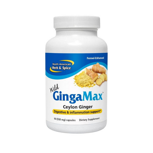 North American Herb & Spice, GingaMax Ceylon Ginger, 550 Mg, 90 Caps