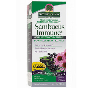 Nature's Answer, Sambucus Immune Black Elderberry, 4 Oz