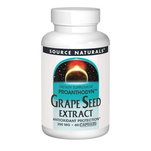 Source Naturals, Proanthodyn Grape Seed Extract, 200 Mg, 60 Caps