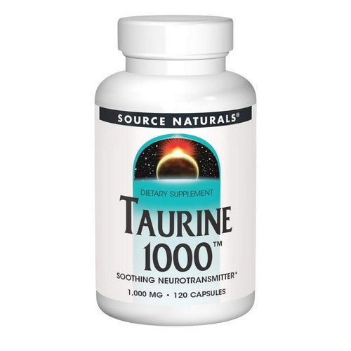 Source Naturals, Taurine, 1000 mg, 120 caps