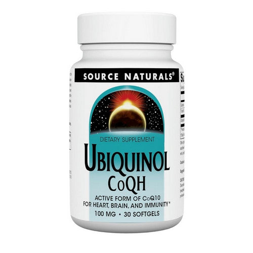 Source Naturals, Ubiquinol Co QH, 100mg, 30 softgels