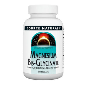 Source Naturals, Magnesium Bis-Glycinate, 60 tabs