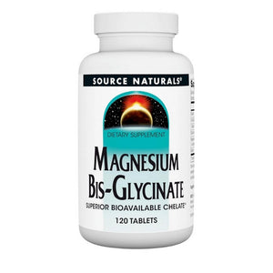 Source Naturals, Magnesium Bis-Glycinate, 120 tabs